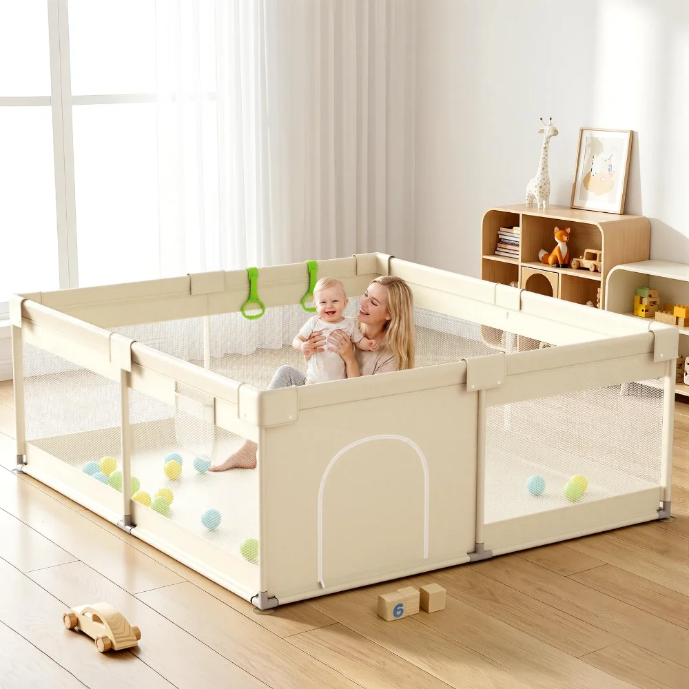 UANLAUO 47 × 47 in baby playpen