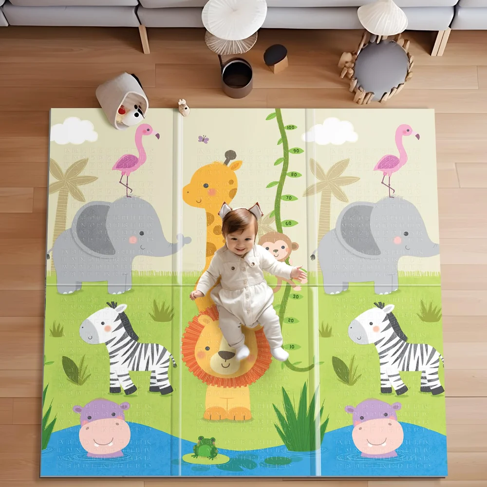 UANLAUO jungle animals play mat